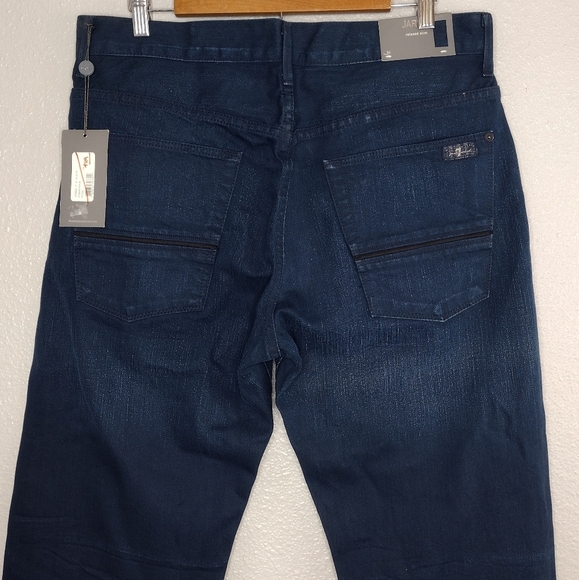 NWT 7 For All Mankind Jared Men's Size 34 Denim Cotton Straight Leg Jeans - Picture 5 of 15